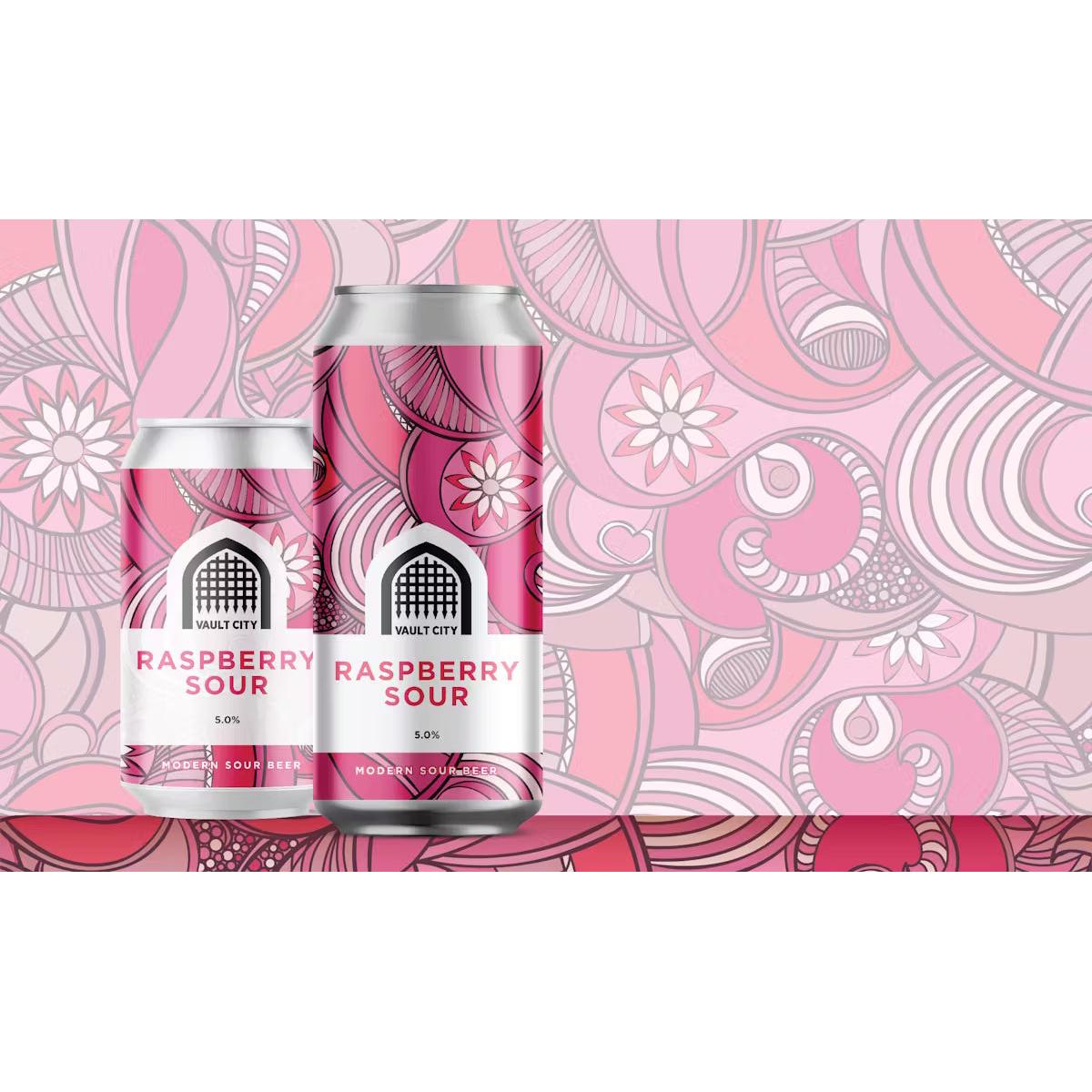 Vault City Raspberry - Sour 440ml-Scottish Beers-Fountainhall Wines