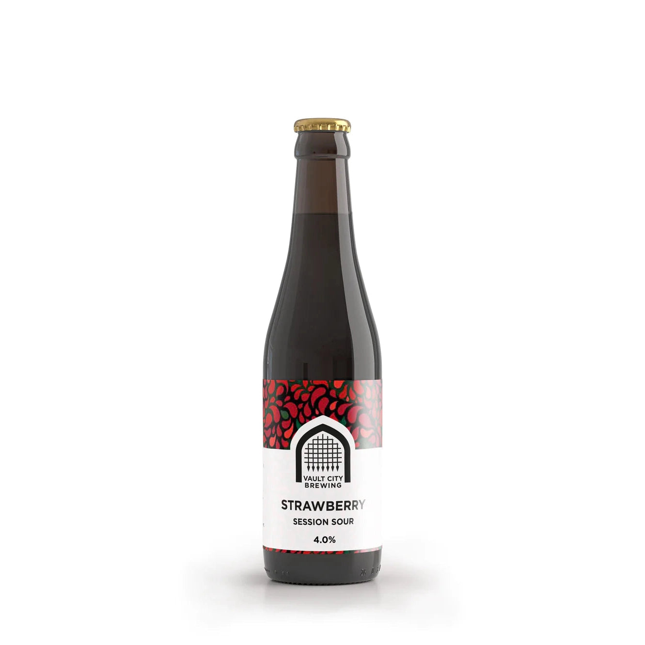 Vault City Strawberry - Session Sour 330ml-Scottish Beers-5056412002441-Fountainhall Wines