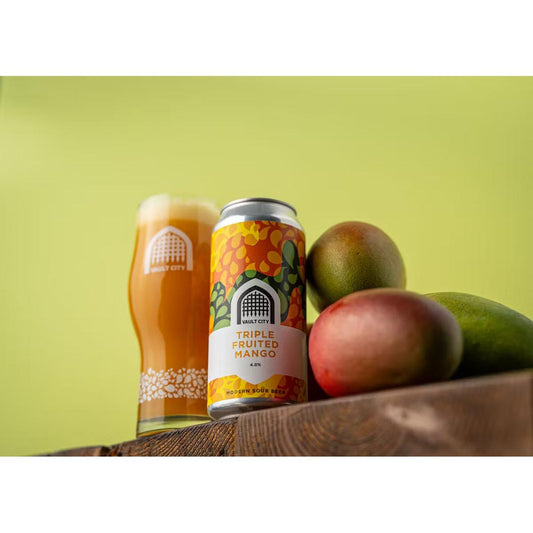 Vault City Triple Fruited Mango - Sour 440ml-Scottish Beers-Fountainhall Wines