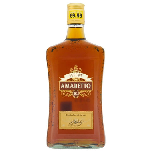 Veroni Amaretto Classic Almond Flavour 70cl (Price Marked £9.99)-Liqueurs-Fountainhall Wines