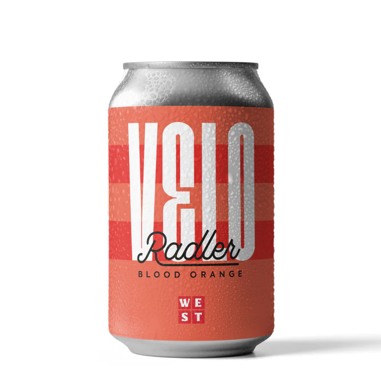 WEST Brewery VELO Blood Orange Radler 330ml-Scottish Beers-5060577880363-Fountainhall Wines