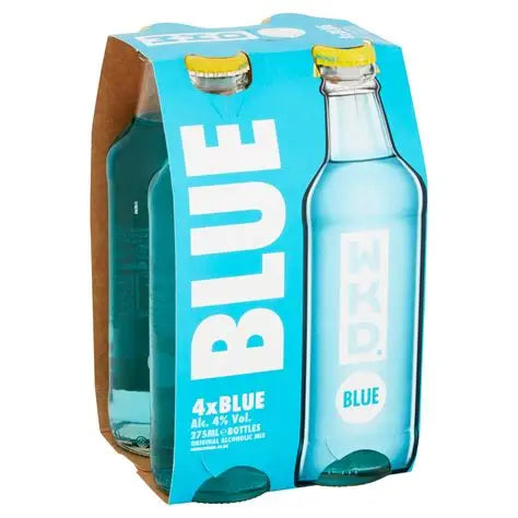 WKD Blue Original 4x275ml (Price Marked £4.99)-RTD's (Ready To Drink)-Fountainhall Wines
