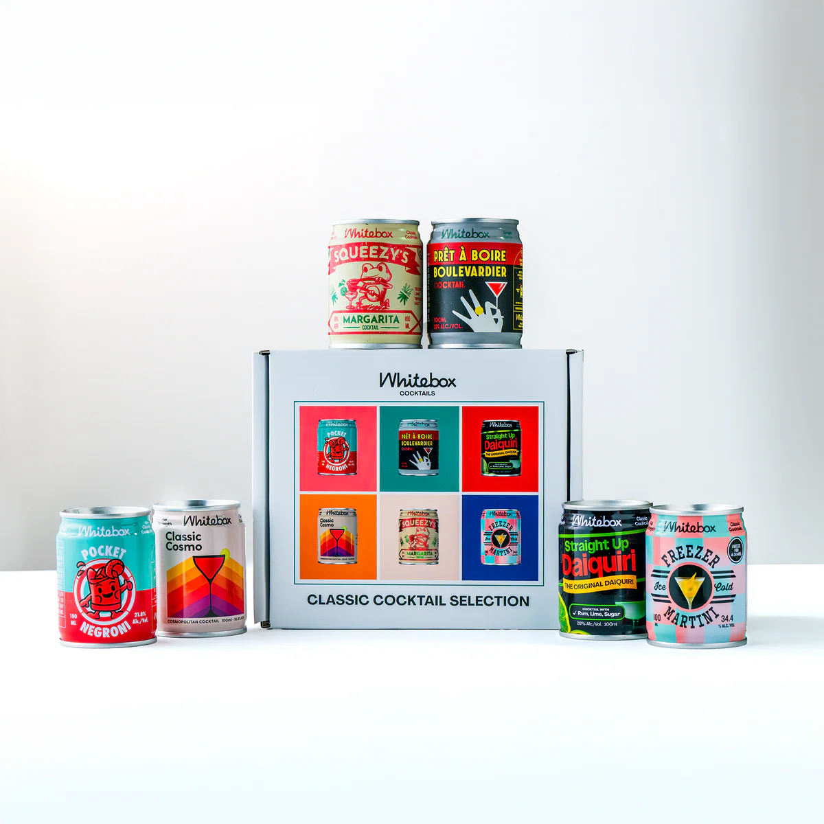 Whitebox Cocktail - Classic Cocktail Selection Box 6x100ml-Fountainhall Wines