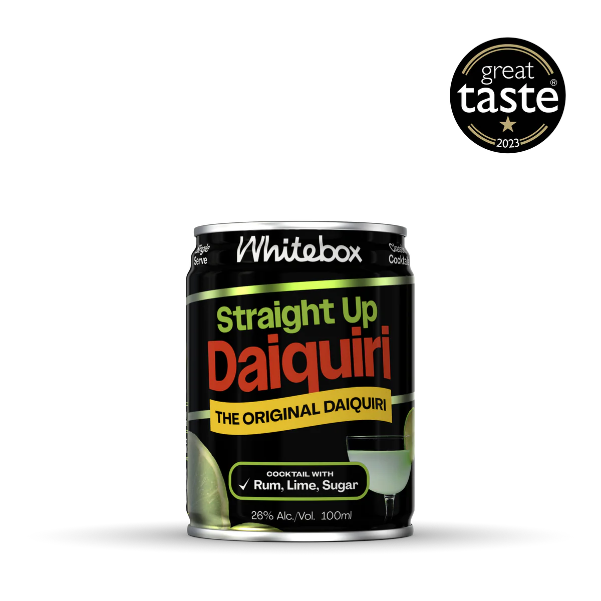 Whitebox Cocktails Straight Up Daiquiri 100ml-Fountainhall Wines
