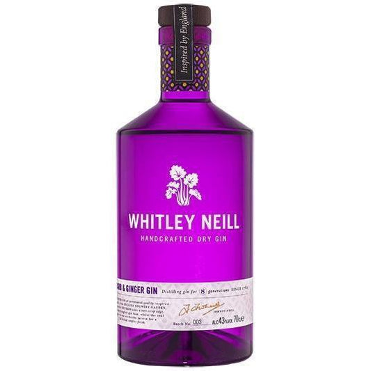 Whitley Neill Handcrafted Rhubarb & Ginger Gin-Gin-5011166069850-Fountainhall Wines