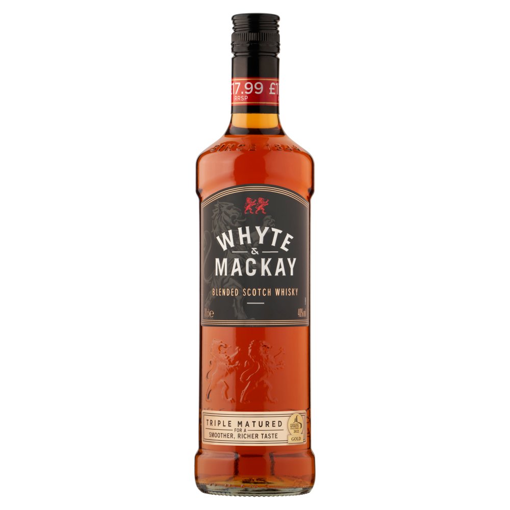 Whyte & Mackay 70cl (Price Marked £17.99)-Blended Whisky-Fountainhall Wines