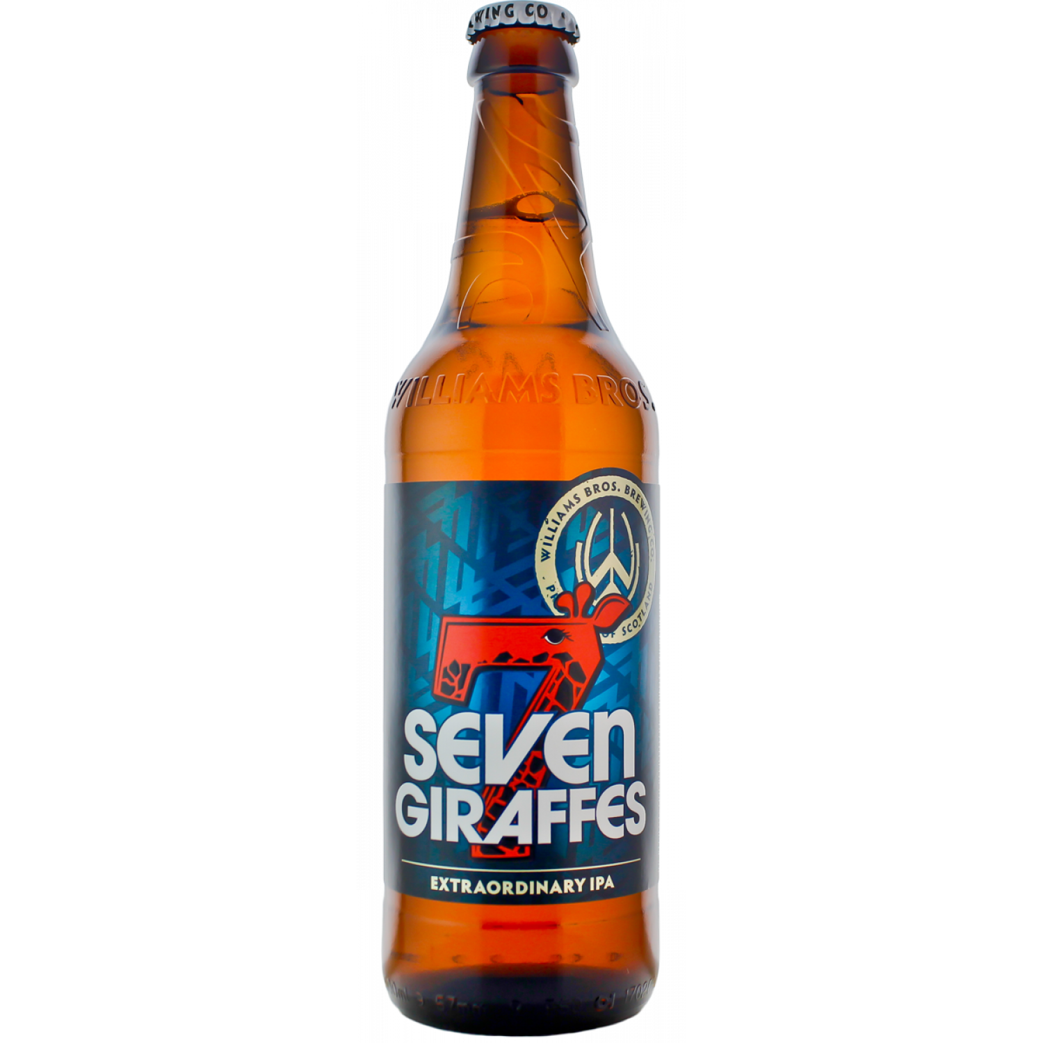 Williams Brothers Seven Giraffes - IPA 500ml - Gluten Free-Scottish Beers-Fountainhall Wines