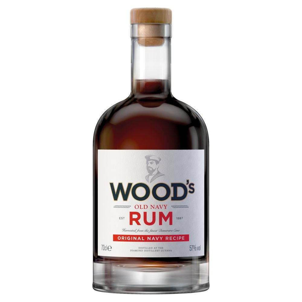 Wood's Rum 100 Old Navy Rum-Dark Rum-Fountainhall Wines