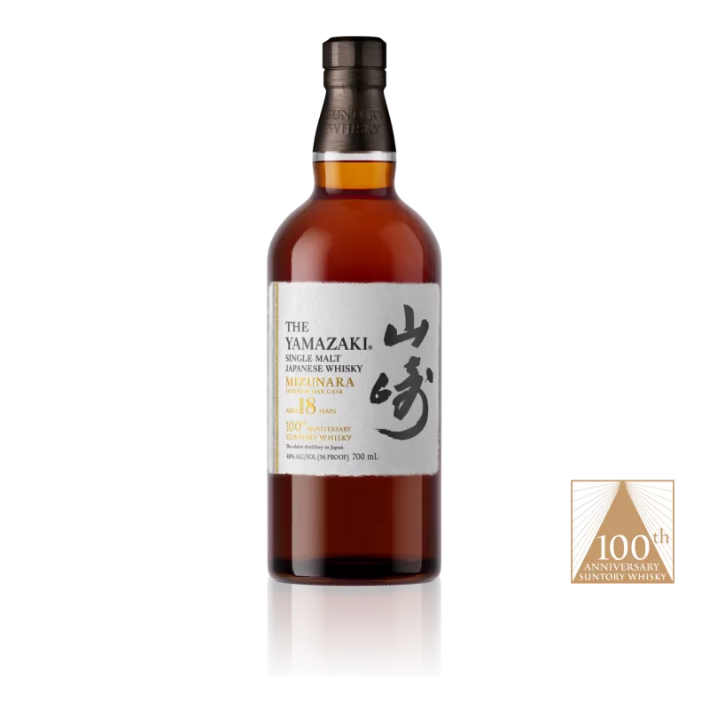 Yamazaki Japanese 18 Year Old Malt Mizunara 100th Anniversary Limited Edition Suntory Whisky-Japanese Whisky-Fountainhall Wines