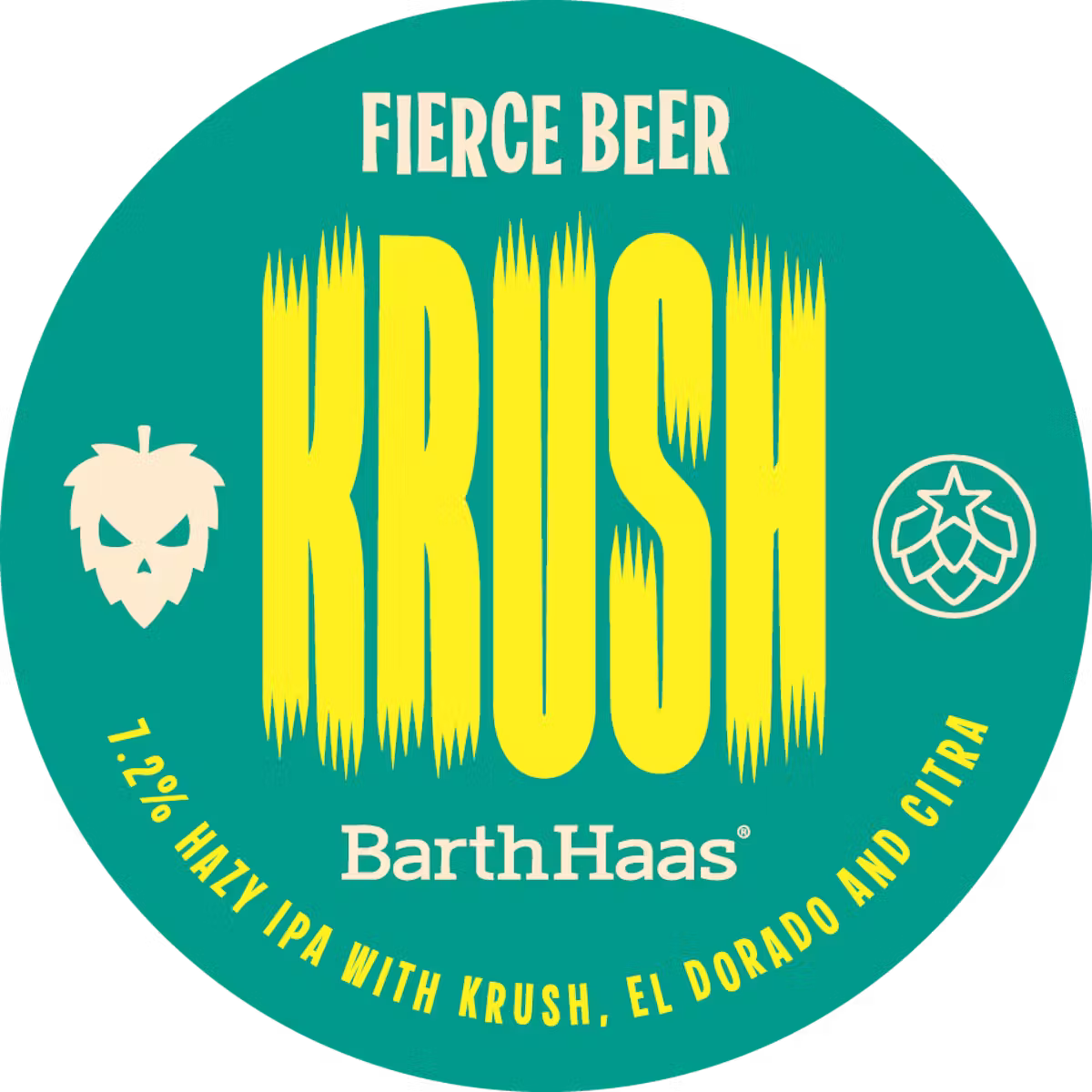 Fierce Krush (Barth Haas Collab) New England IPA 440ml