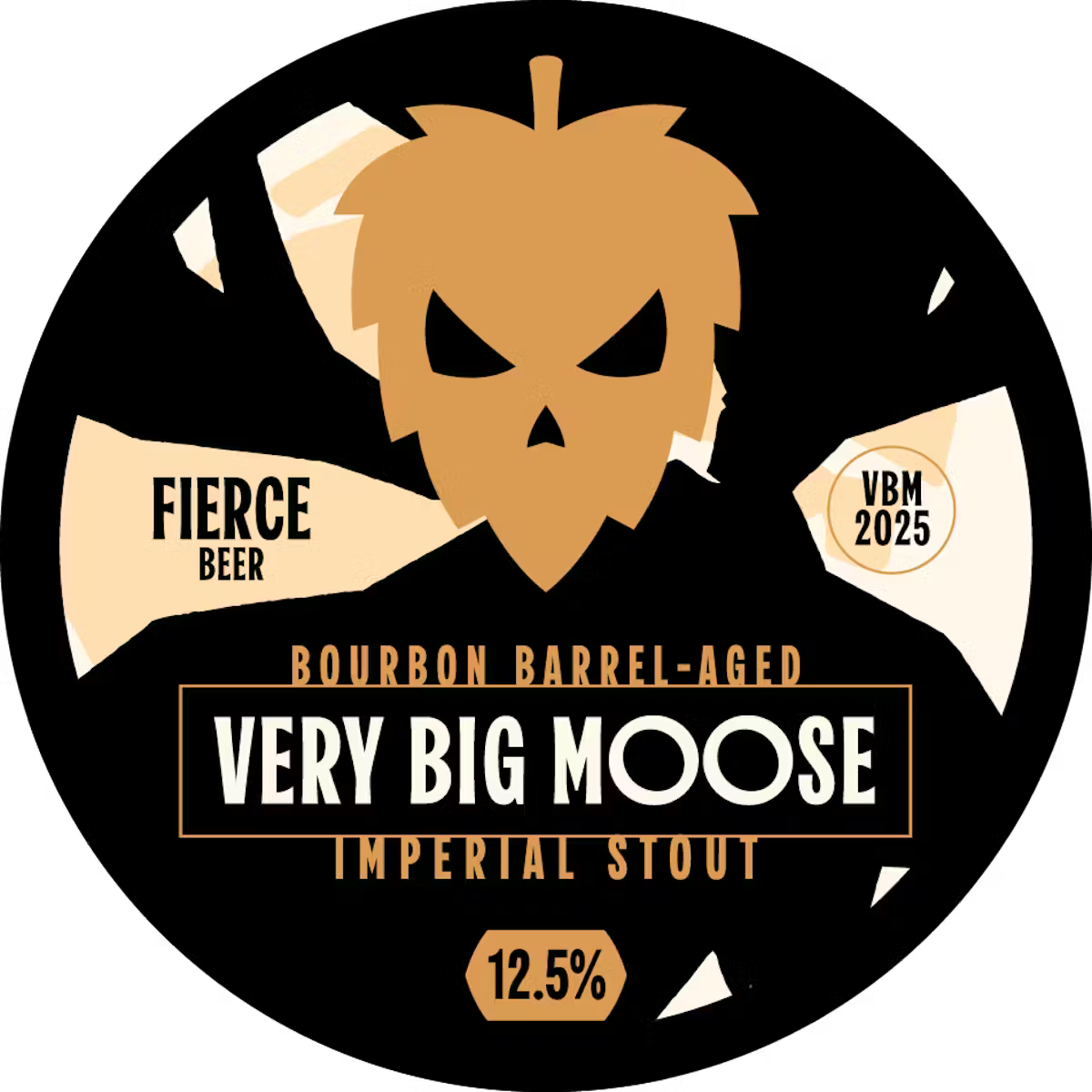 Fierce Very Big Moose 2025 Bourbon Barrel Aged 330ml Can