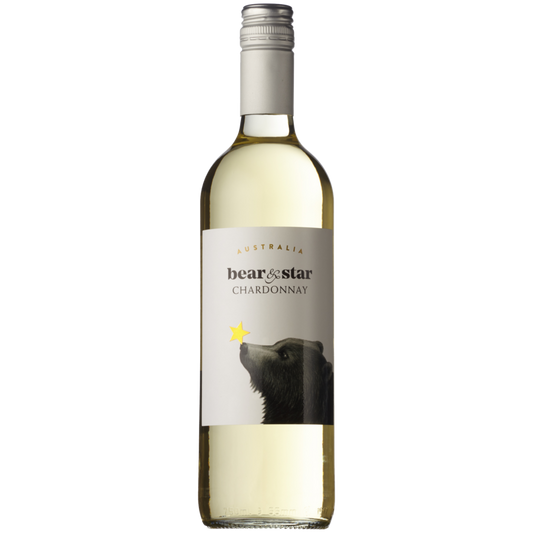 187ml Bear & Star Chardonnay-Single Serve Wine-Fountainhall Wines