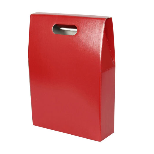 3 Bottle Gift Box / Carton - Red-Gift Bags / Gift Boxes-Fountainhall Wines