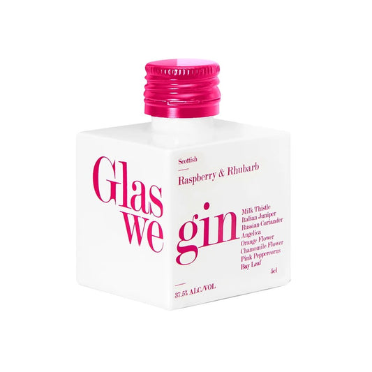 5cl Glaswegin Raspberry & Rhubarb Gin-Gin-5060616210304-Fountainhall Wines