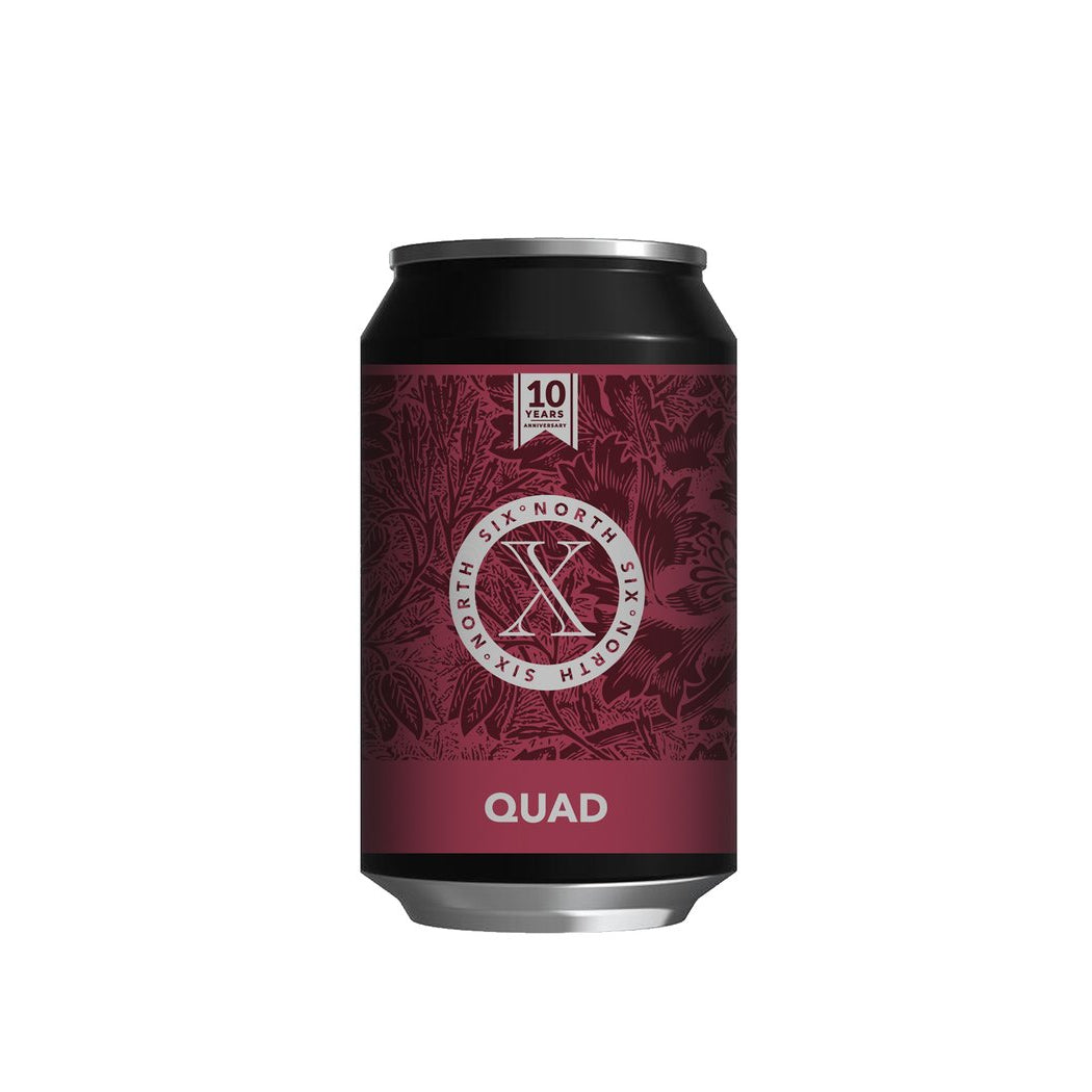 6 Degrees North (6DN) 10th Anniversary Series - Barrel Aged Quad (Beer #1) 330ml Can-Scottish Beers-5060371070861-Fountainhall Wines