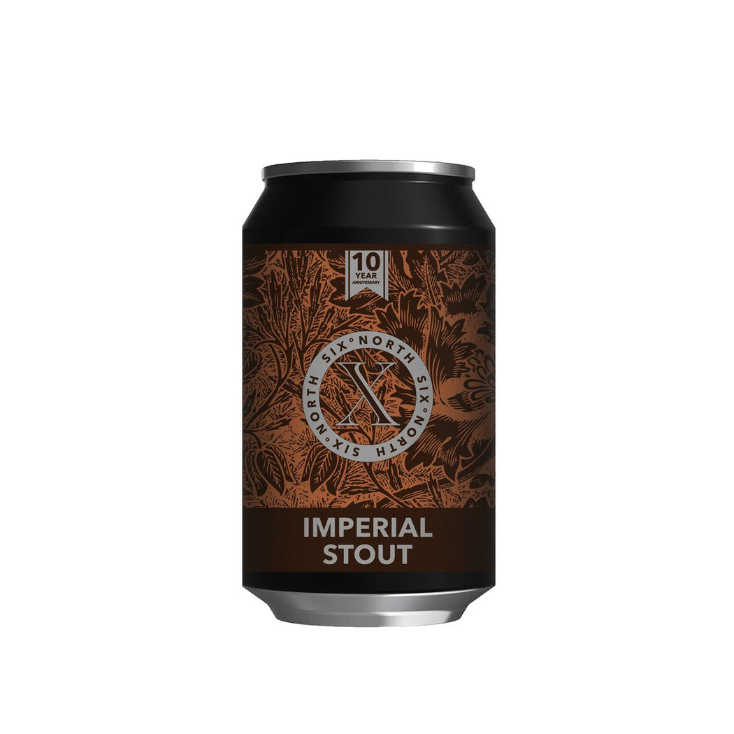 6 Degrees North (6DN) 10th Anniversary Series - Imperial Stout (Beer #10) 330ml Can-Scottish Beers-5060371070953-Fountainhall Wines