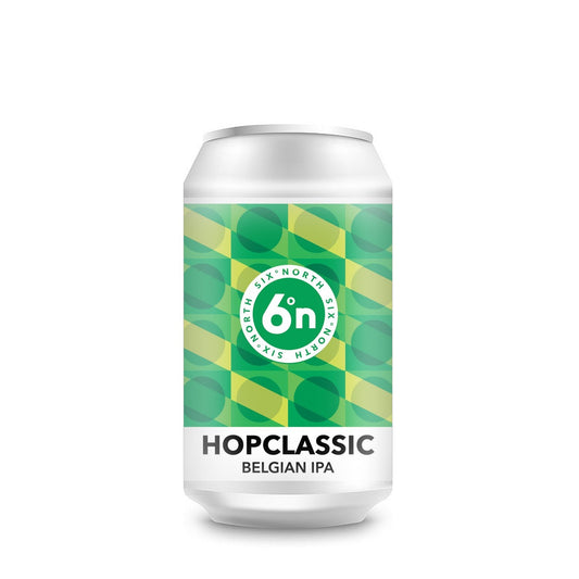 6 Degrees North (6DN) Hopclassic Belgian IPA 330ml Can-Scottish Beers-5060371070359-Fountainhall Wines