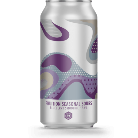71 Brewing Fruition Seasonal Sours - Blueberry Smoothie 440ml Can-Scottish Beers-5060515451143-Fountainhall Wines