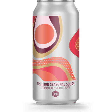 71 Brewing Fruition Seasonal Sours - Strawberry Crush 440ml Can-Scottish Beers-5060515451136-Fountainhall Wines