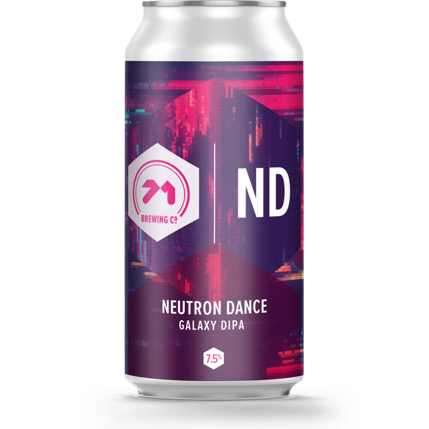 71 Brewing Neutron Dance - Galaxy DIPA 440ml Can-Scottish Beers-5060515451723-Fountainhall Wines