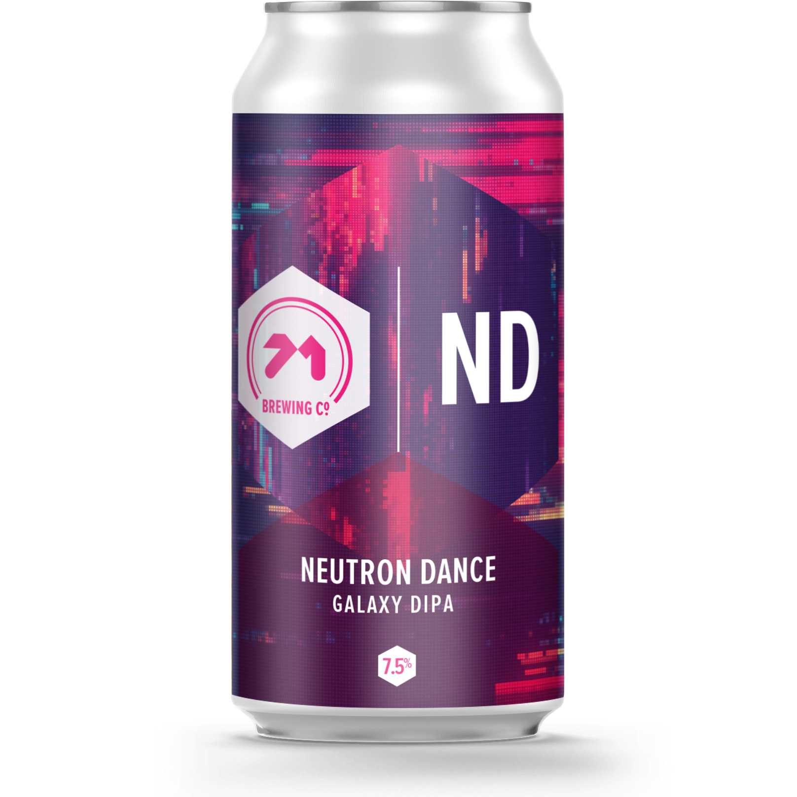 71 Brewing Neutron Dance - Galaxy DIPA 440ml Can-Scottish Beers-5060515451723-Fountainhall Wines