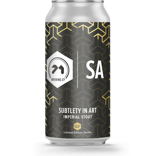 71 Brewing Subtlety In Art - Imperial Stout (Limited Edition Series) 440ml Can-Scottish Beers-5060515450887-Fountainhall Wines