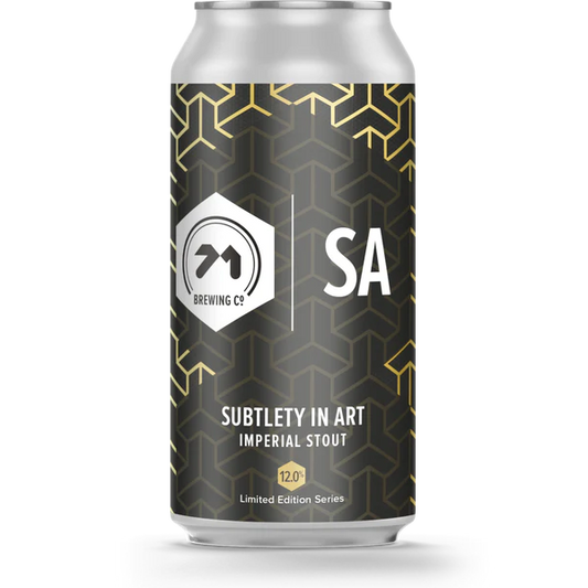 71 Brewing Subtlety In Art - Imperial Stout (Limited Edition Series) 440ml Can - Fountainhall Wines