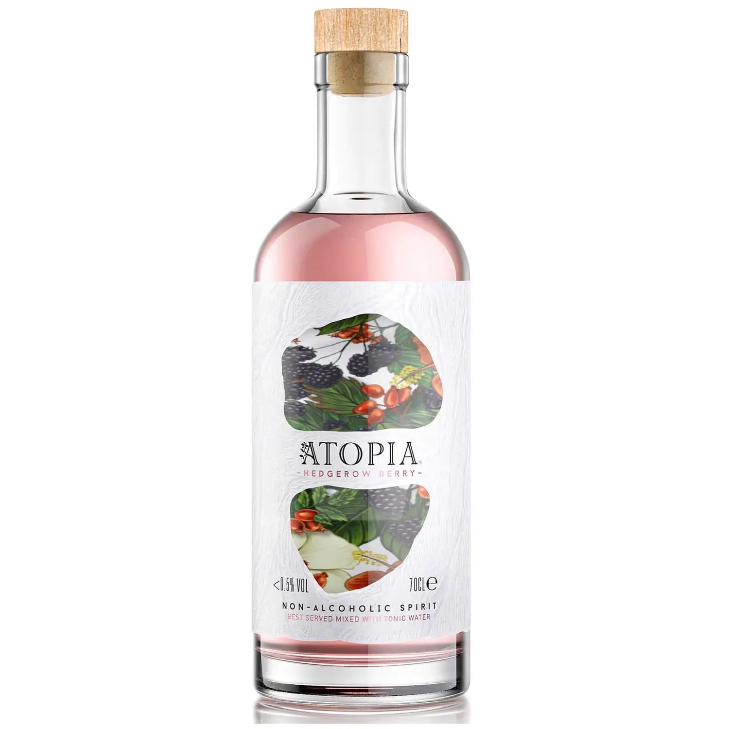 Atopia Hedgerow Berry Ultra-Low Alcohol Spirit 0.5%-Gin-5010327655796-Fountainhall Wines