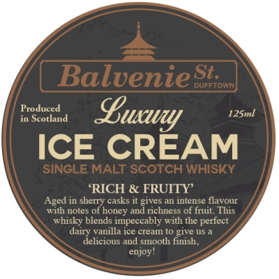 Balvenie St. Rich & Fruity Ice Cream 125ml-Ice Cream-5060616230012-Fountainhall Wines