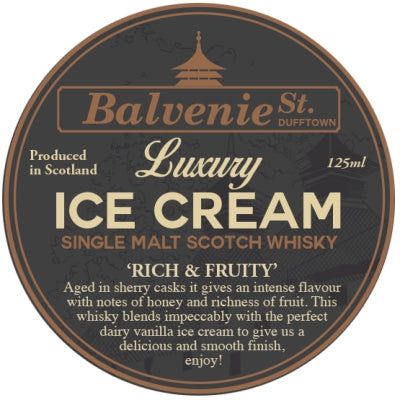 Balvenie St. Rich & Fruity Ice Cream 125ml-Ice Cream-Fountainhall Wines