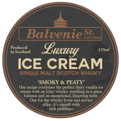 Balvenie St. Smoky & Peaty Ice Cream 125ml-Ice Cream-Fountainhall Wines