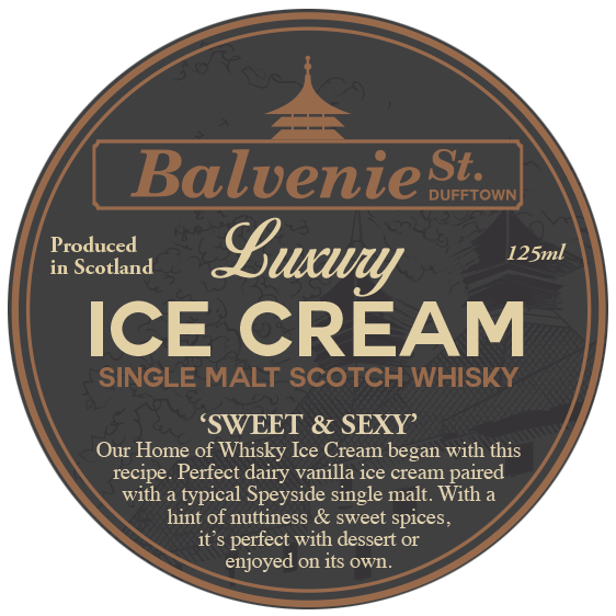Balvenie St. Sweet & Sexy Ice Cream 125ml-Ice Cream-5060616230005-Fountainhall Wines