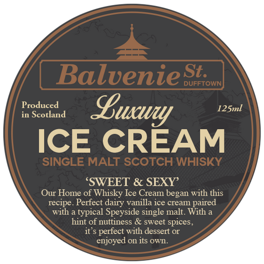 Balvenie St. Sweet & Sexy Ice Cream 125ml-Ice Cream-5060616230005-Fountainhall Wines