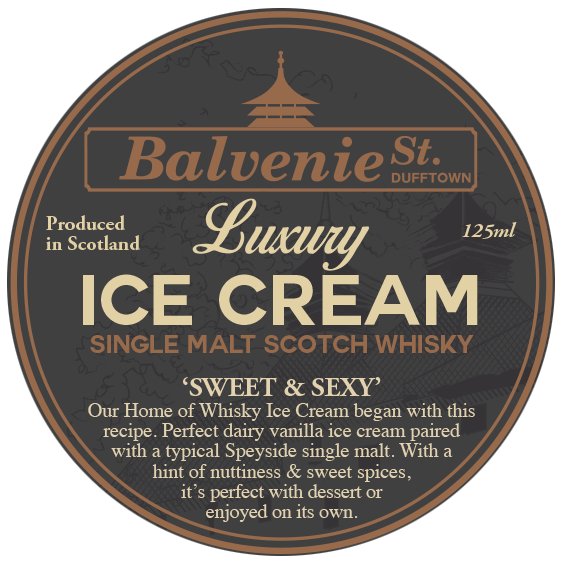Balvenie St. Sweet & Sexy Ice Cream 125ml-Ice Cream-Fountainhall Wines