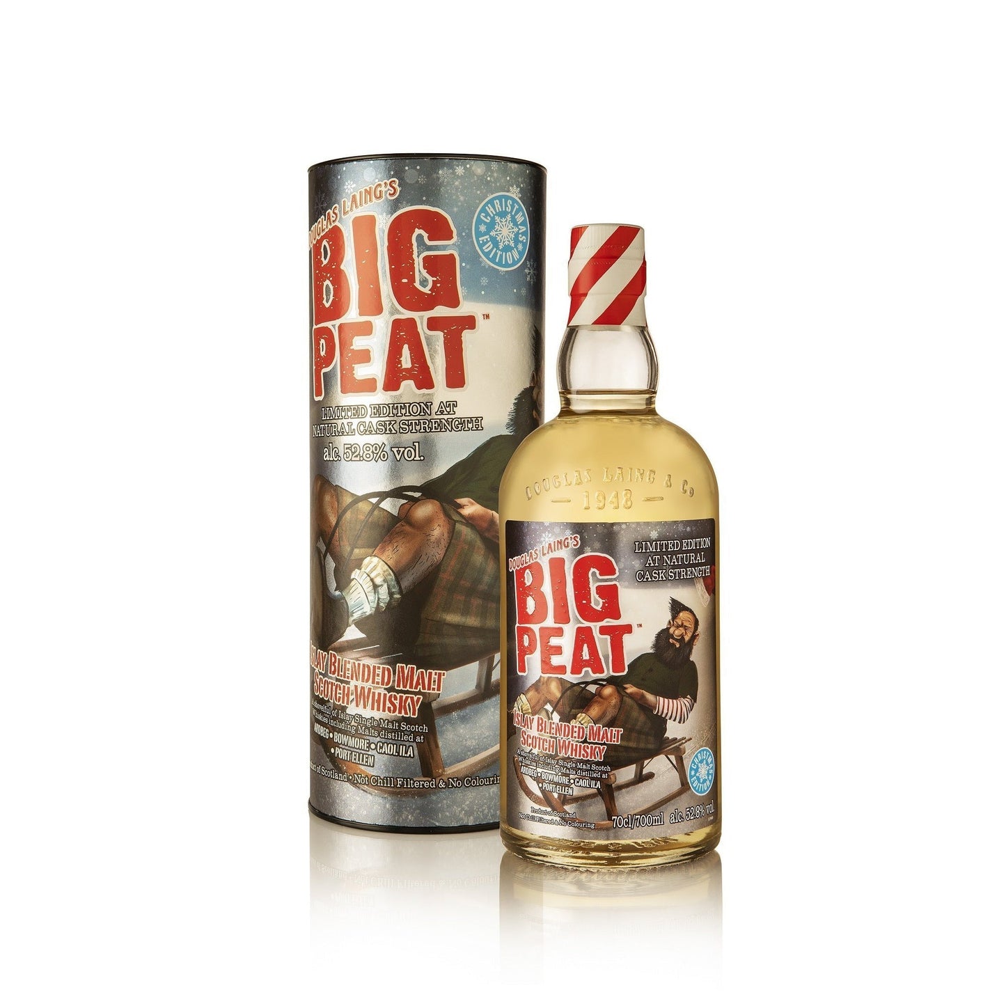 Big Peat Limited Edition Cask Strength 52.8% Christmas Edition - Douglas Laing-Blended Whisky-Fountainhall Wines