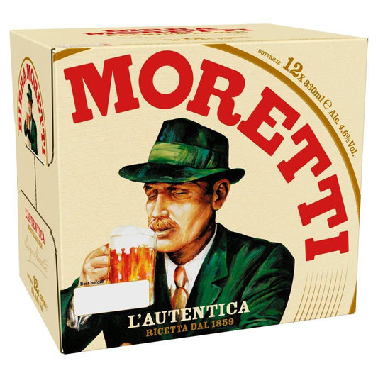 Birra Moretti 12x330ml-World Beer-5035766062578-Fountainhall Wines