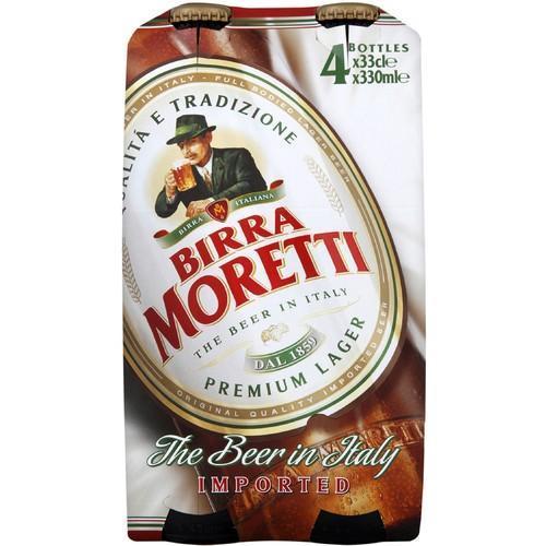 Birra Moretti 4x330ml-World Beer-5035766062530-Fountainhall Wines