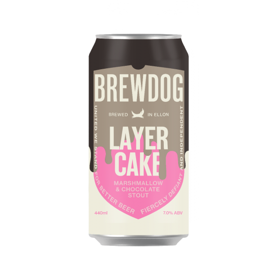 Brewdog Layer Cake - Marshmallow & Chocolate Stout 440ml Can-Scottish Beers-5056025420557-Fountainhall Wines