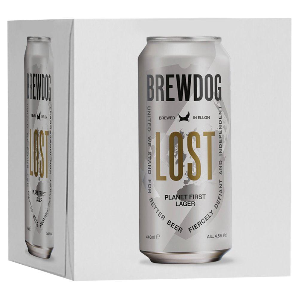 Brewdog Lost Lager 4x440ml Can-Scottish Beers-5056025453289-Fountainhall Wines