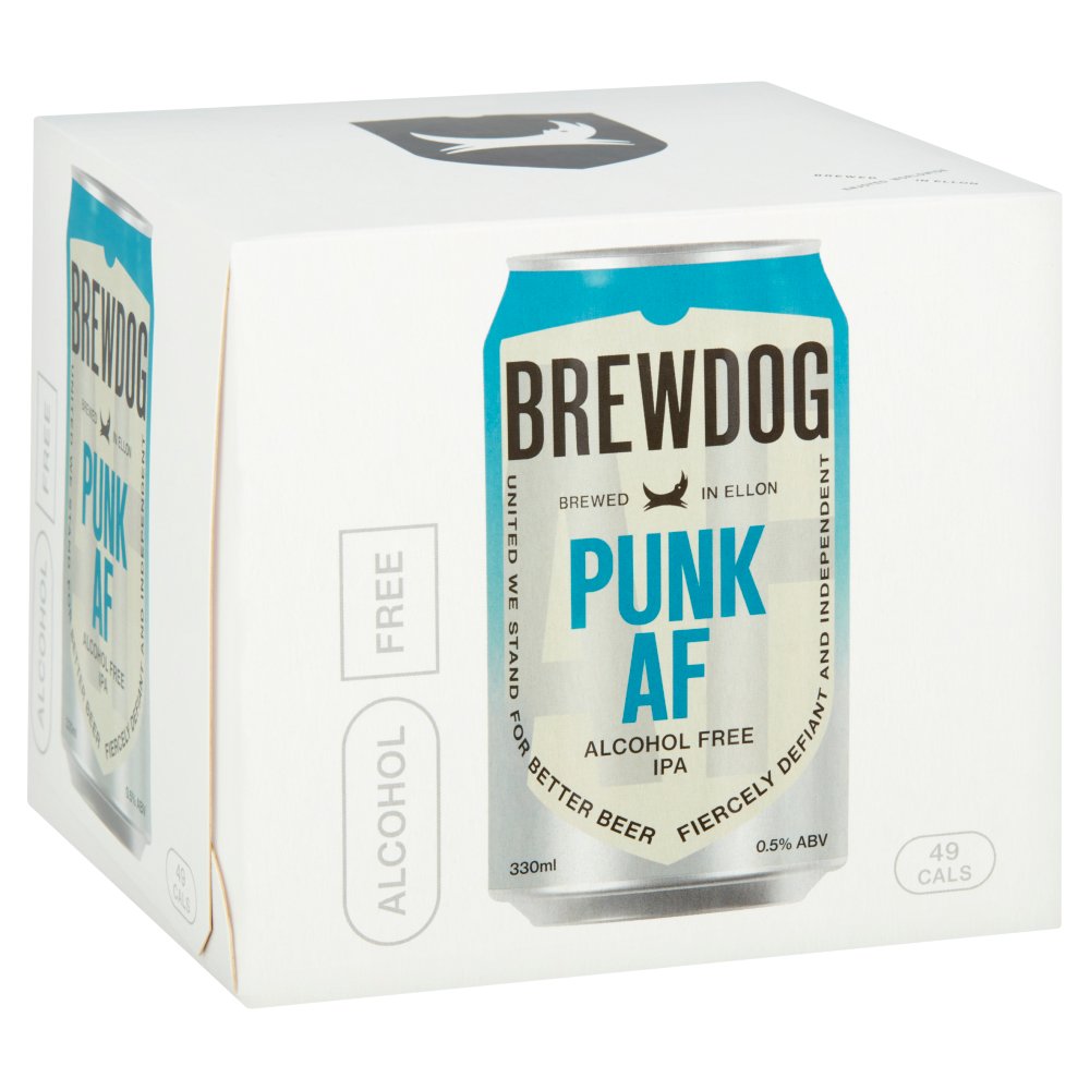 Brewdog Punk AF - Alcohol Free IPA 0.5% 330ml Can-Scottish Beers-Fountainhall Wines