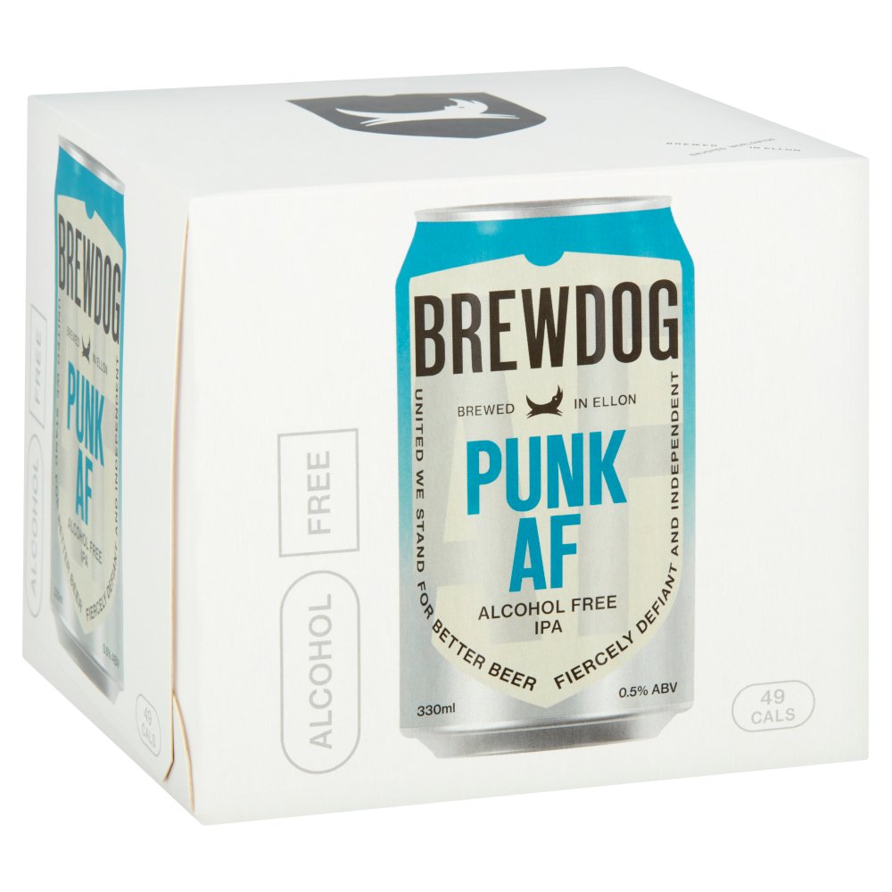 Brewdog Punk AF - Alcohol Free IPA 0.5% 330ml Can-Scottish Beers-5056025421370-Fountainhall Wines