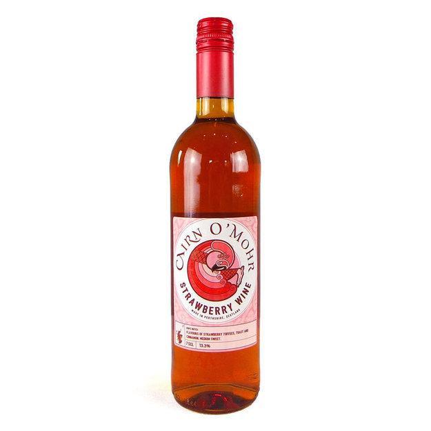 Cairn O'Mohr Strawberry Wine-Scottish Fruit Wine-5026319000017-Fountainhall Wines