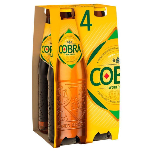 Cobra 4x330ml-World Beer-5010038462447-Fountainhall Wines