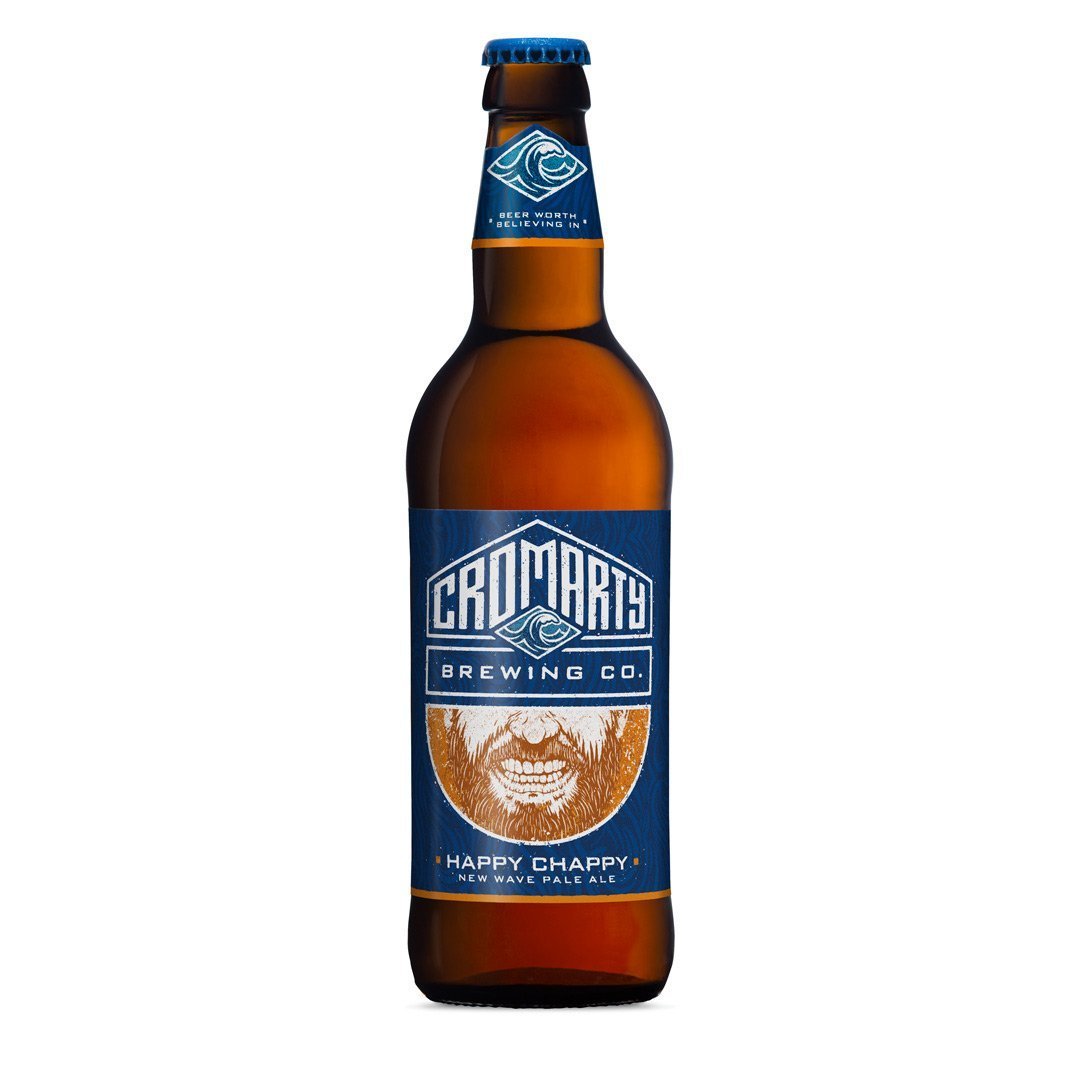 Cromarty Brewing Co. Happy Chappy - New Wave Pale Ale 500ml-Scottish Beers-5060311970008-Fountainhall Wines