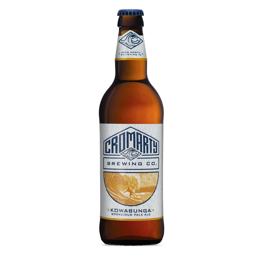 Cromarty Brewing Co. Kowabunga - Bodacious Pale Ale 500ml-Scottish Beers-5060311970084-Fountainhall Wines