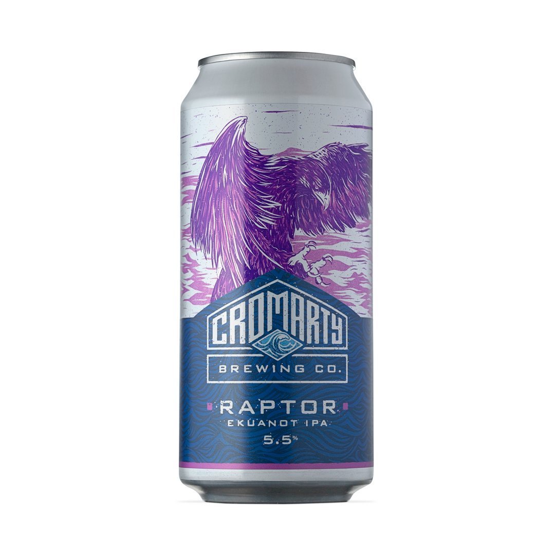 Cromarty Brewing Co. Raptor - Ekuanot IPA 440ml-Scottish Beers-Fountainhall Wines