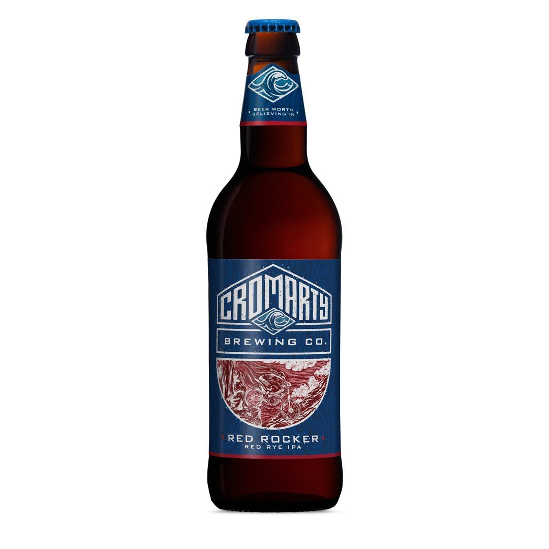 Cromarty Brewing Co. Red Rocker - Red Rye IPA 500ml-Scottish Beers-Fountainhall Wines