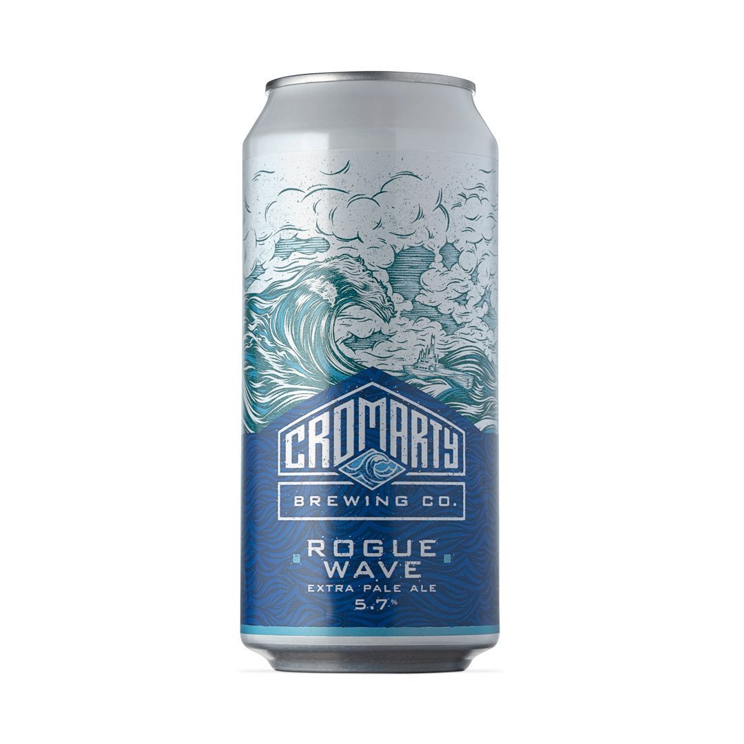 Cromarty Brewing Co. Rogue Wave - Extra Pale Ale 440ml-Scottish Beers-5060311970459-Fountainhall Wines