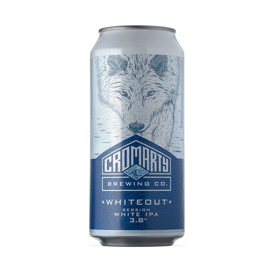 Cromarty Brewing Co. Whiteout - Session White IPA 440ml-Scottish Beers-5060311970466-Fountainhall Wines