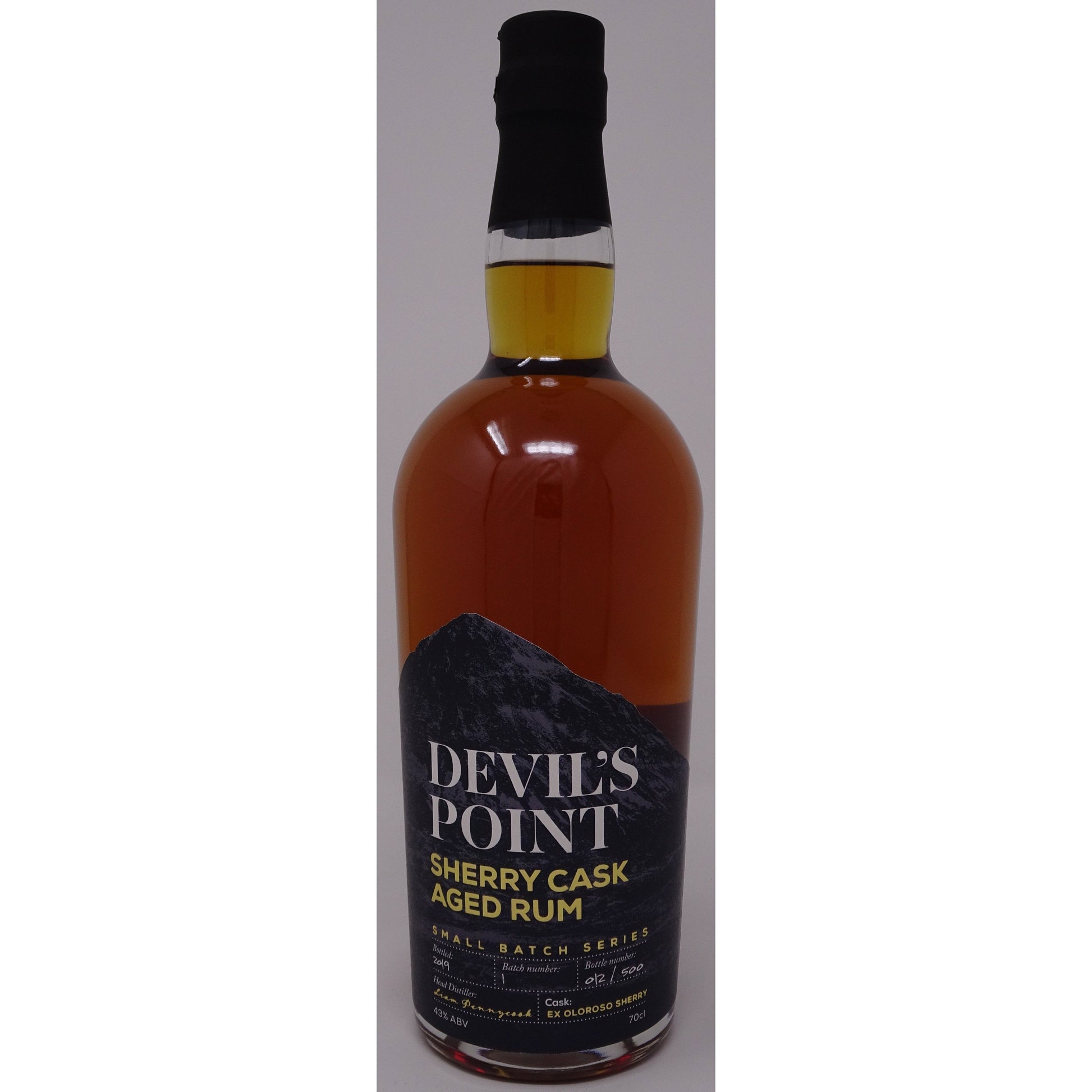 Devil's Point Sherry Aged Rum - Small Batch Series-Rum-5060200660706-Fountainhall Wines